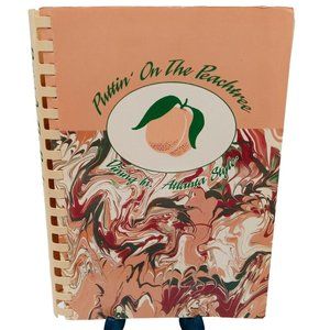 Puttin On The Peachtree CookBook Vintage Recipe Book DeKalb County Junior League